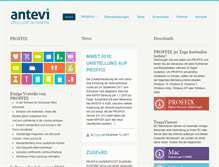 Tablet Screenshot of antevi.ch